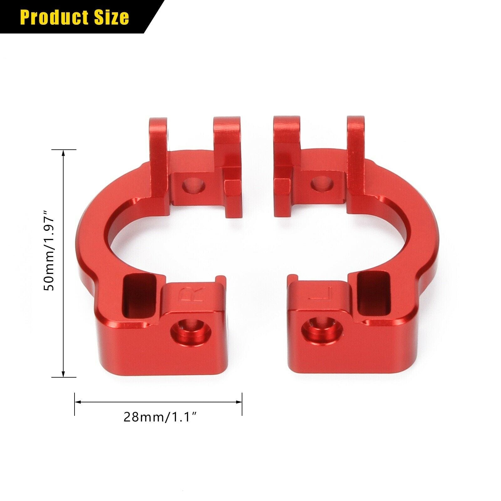 RCAWD ARRMA 3S Vendetta Infraction upgrade Alloy C Hub Carrier - RCAWD