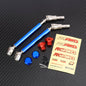 RCAWD ARRMA 4S 2PCS / Blue RCAWD 158MM Alum Alloy CVD Slider Set With Drive Shaft For Arrma 1/8 Outcast Kraton Upgrade Parts