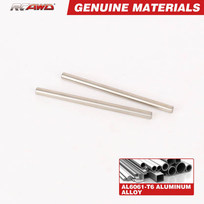 RCAWD ARRMA 4S 3×48.5MM Hinge Pin RCAWD 48MM Suspension Hinge Pins Set for Arrma Kraton Outcast Mojave 4S Upgrade Parts