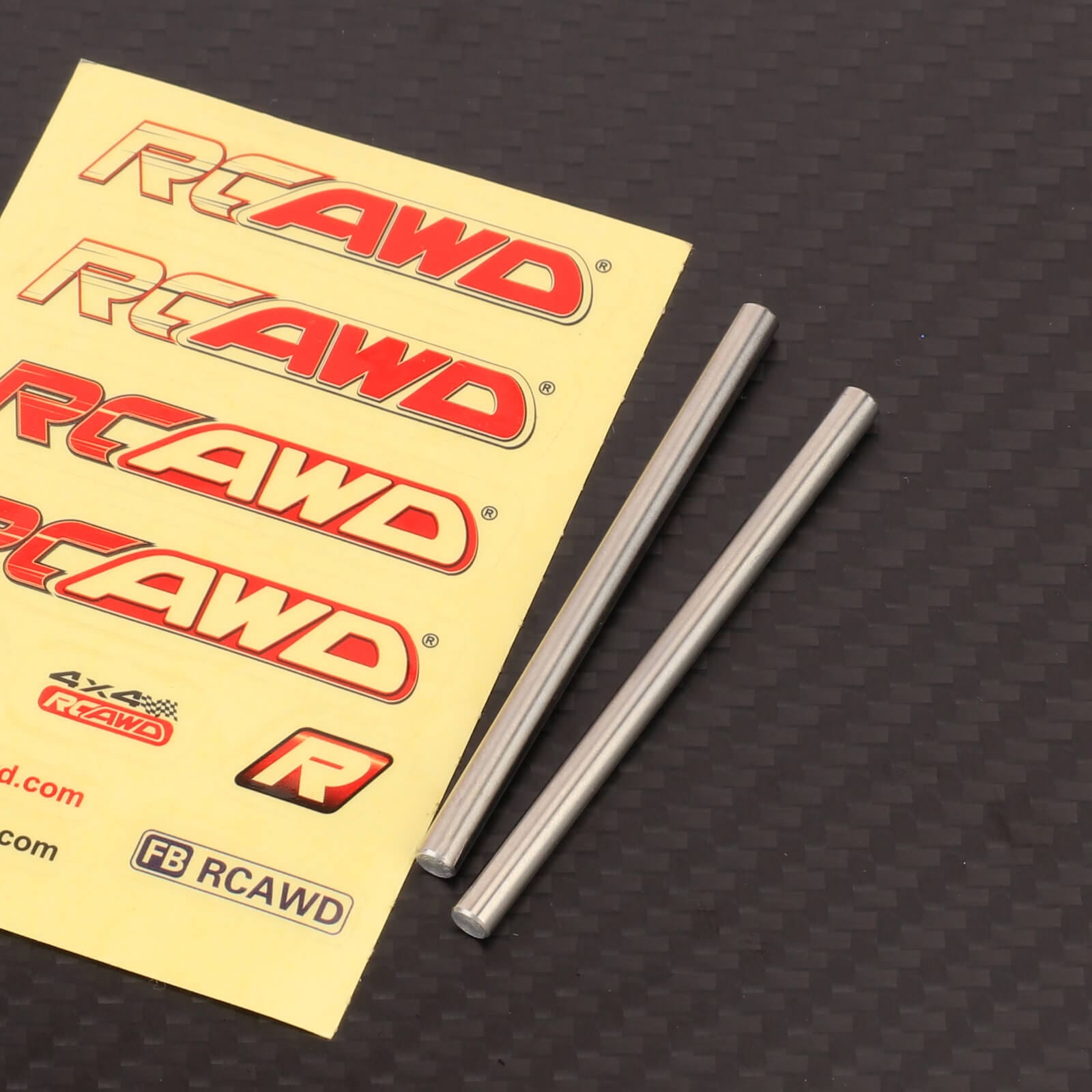 RCAWD ARRMA 4S 3×48.5MM Hinge Pin RCAWD 48MM Suspension Hinge Pins Set for Arrma Kraton Outcast Mojave 4S Upgrade Parts