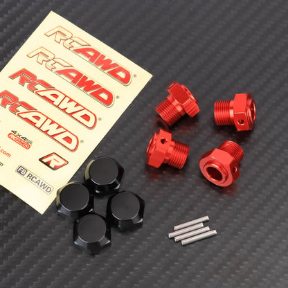 RCAWD ARRMA 4S Black RCAWD 17mm Alum Wheel Hex For Arrma 1/8 Mojave 1/10 Kraton Outcast 4S Upgrade Parts