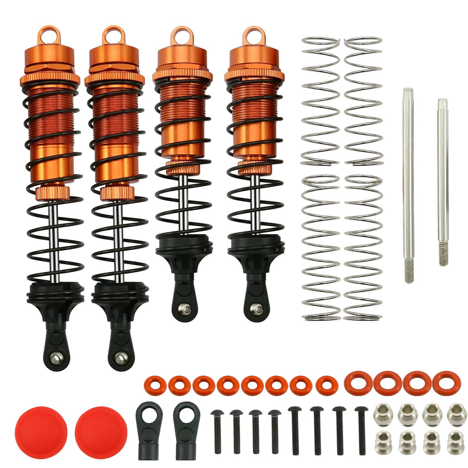 RCAWD ARRMA 4S Orange RCAWD Arrma 4S upgrade Front Rear Shocks AR330552