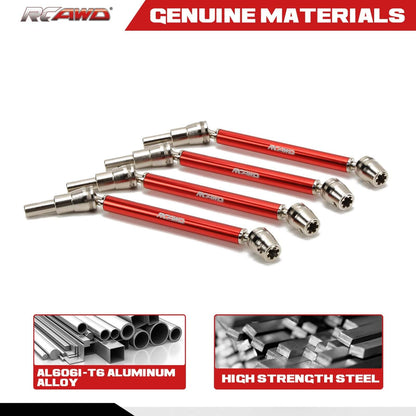 RCAWD ARRMA 4s Outcast Kraton V2 Upgrades Strengthen CVD driveshaft set 4pcs D2 - ARA311147 - RCAWD