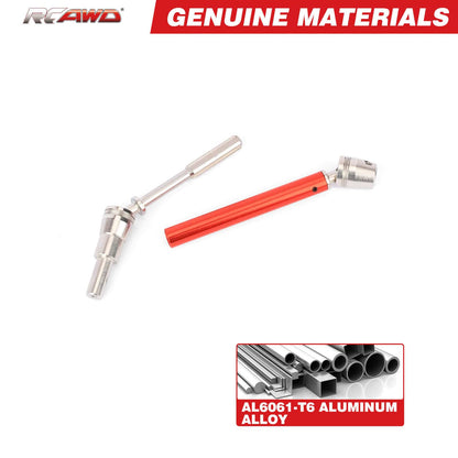 RCAWD ARRMA 4S RCAWD 158MM Alum Alloy CVD Slider Set With Drive Shaft For Arrma 1/8 Outcast Kraton Upgrade Parts