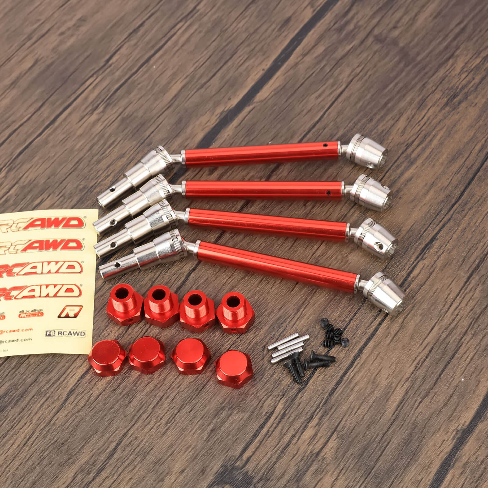 RCAWD ARRMA 4S RCAWD 158MM Alum Alloy CVD Slider Set With Drive Shaft For Arrma 1/8 Outcast Kraton Upgrade Parts