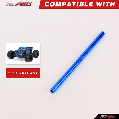 RCAWD ARRMA 4S RCAWD 185mm Center Drive Shaft Axle for Arrma 1/10 Outcast 4WD Upgrade Parts