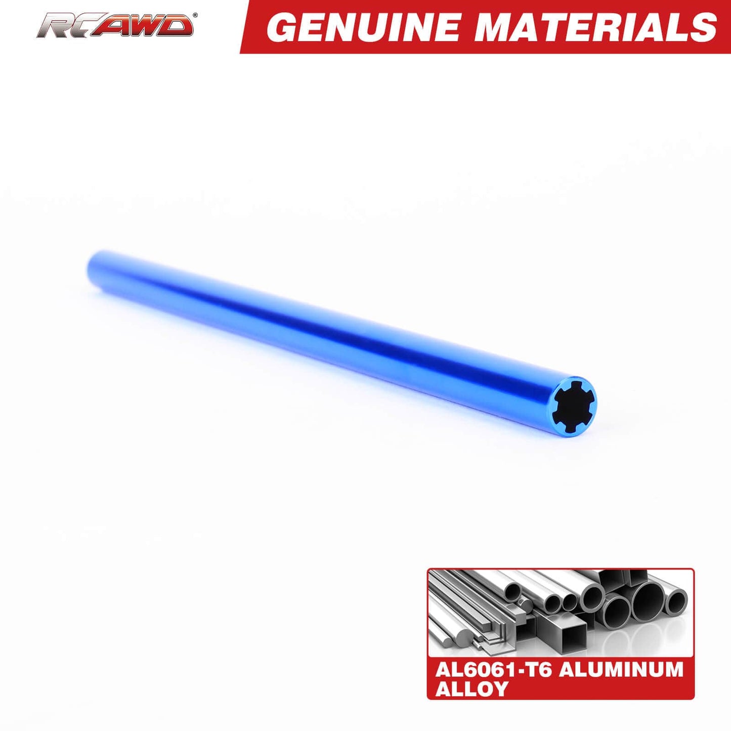 RCAWD ARRMA 4S RCAWD 185mm Center Drive Shaft Axle for Arrma 1/10 Outcast 4WD Upgrade Parts