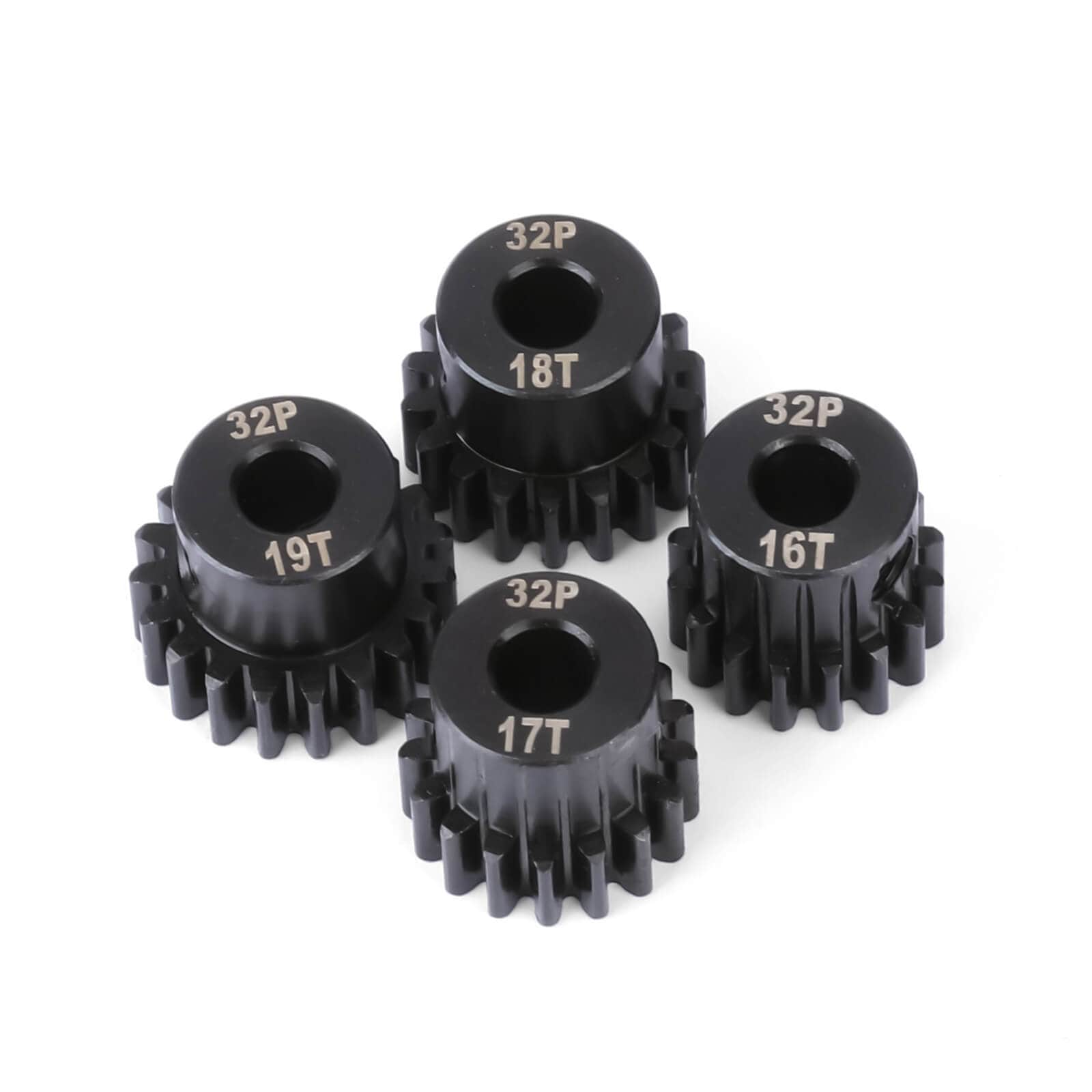 RCAWD ARRMA 4S RCAWD 57T 0.8 MOD Metal Center Diff Spur Gear with 16T 17T 18T 19T Motor Gears