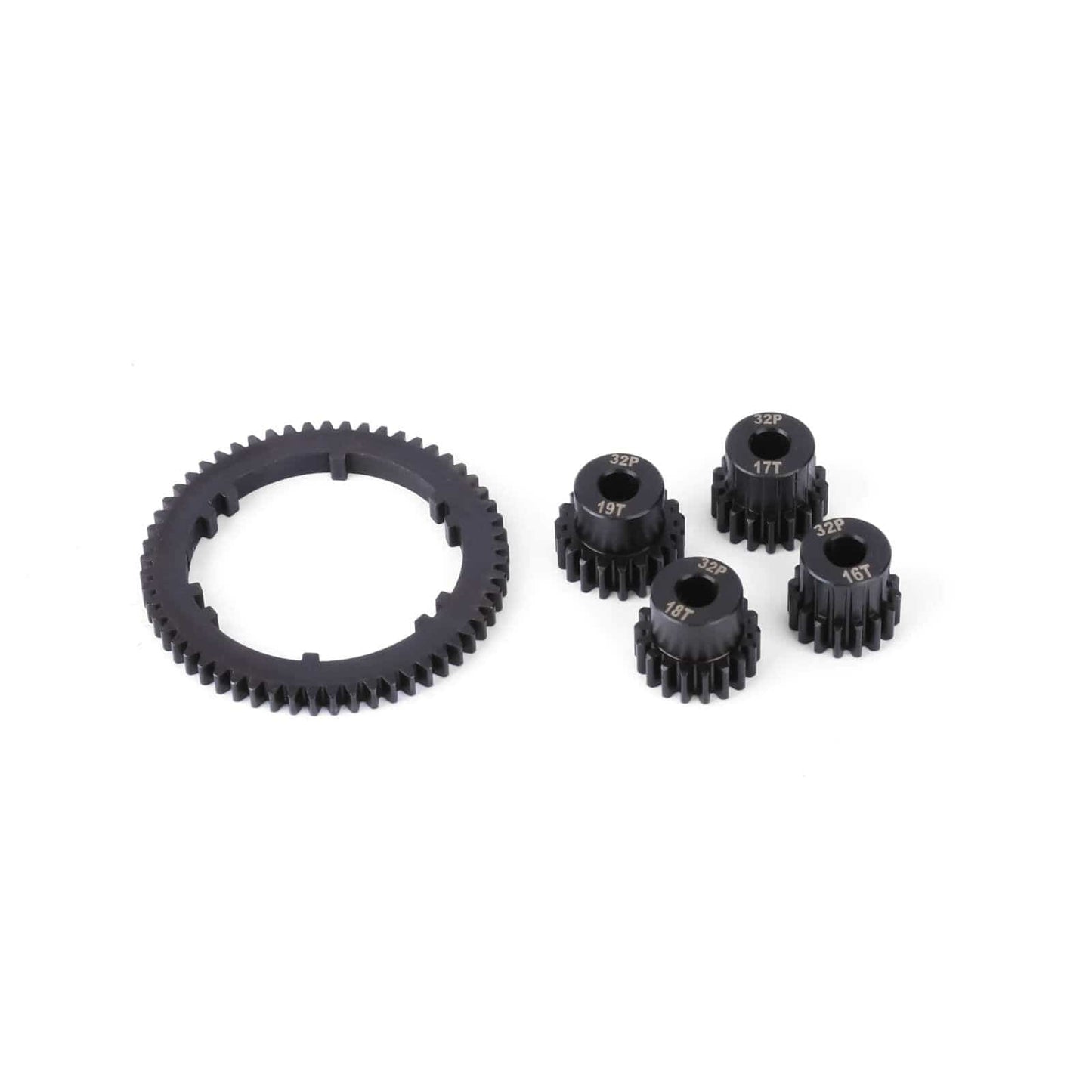 RCAWD ARRMA 4S RCAWD 57T 0.8 MOD Metal Center Diff Spur Gear with 16T 17T 18T 19T Motor Gears