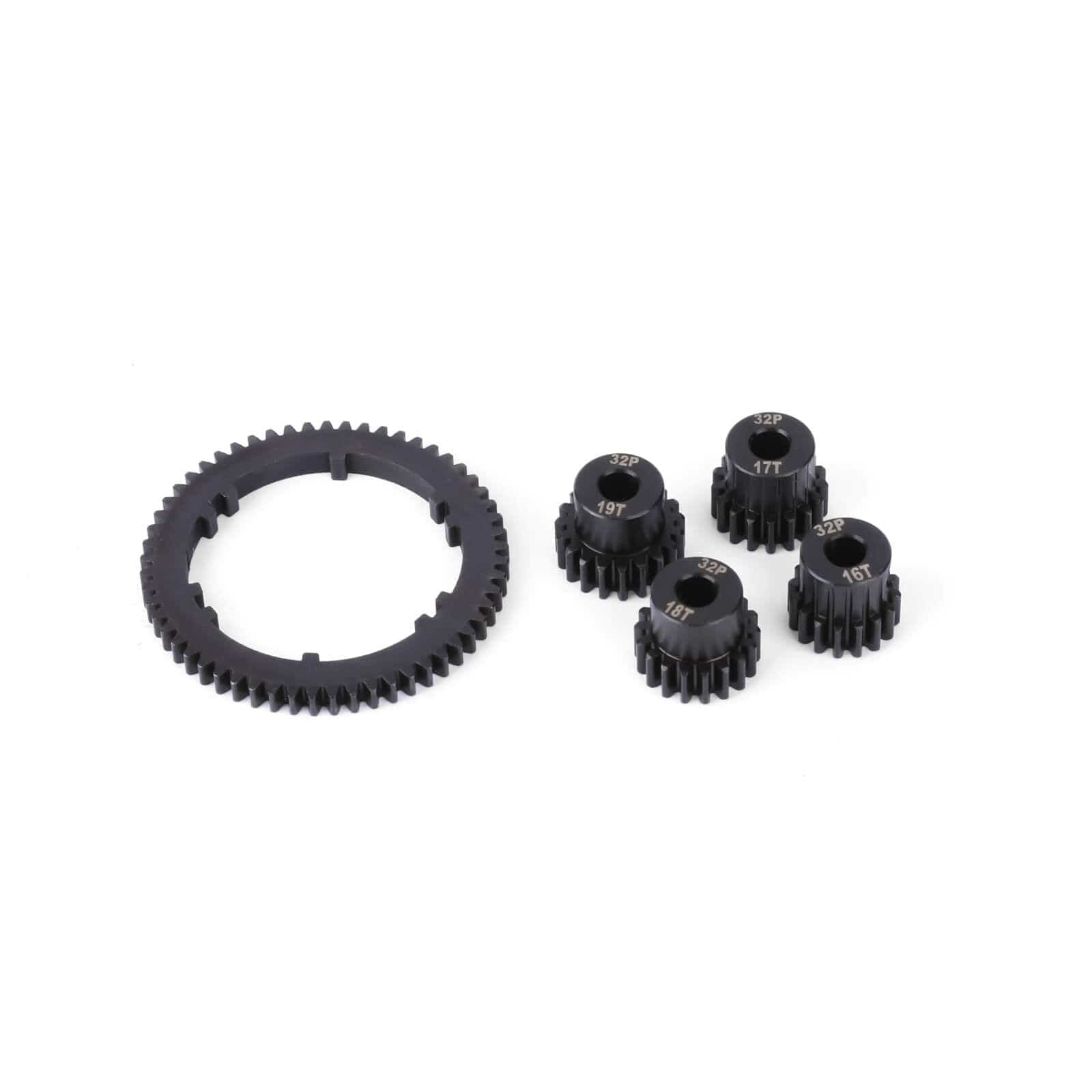 RCAWD ARRMA 4S RCAWD 57T 0.8 MOD Metal Center Diff Spur Gear with 16T 17T 18T 19T Motor Gears