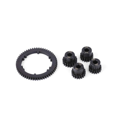 RCAWD ARRMA 4S RCAWD 57T 0.8 MOD Metal Center Diff Spur Gear with 16T 17T 18T 19T Motor Gears