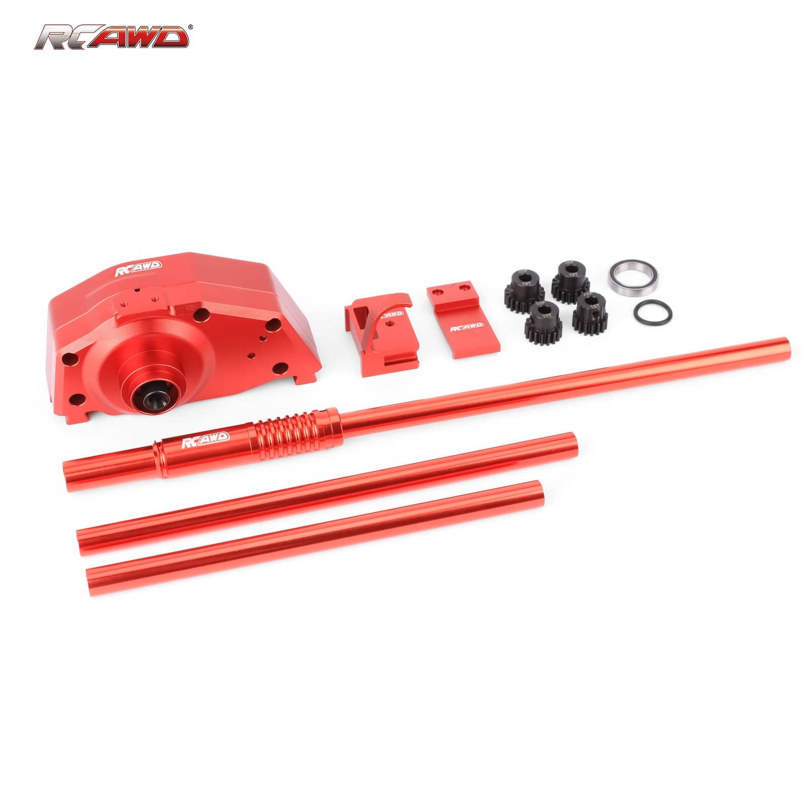 RCAWD ARRMA 4S RCAWD ARRMA 4S Center Differential Assembly With Gearbox Driveshaft Motor Gear