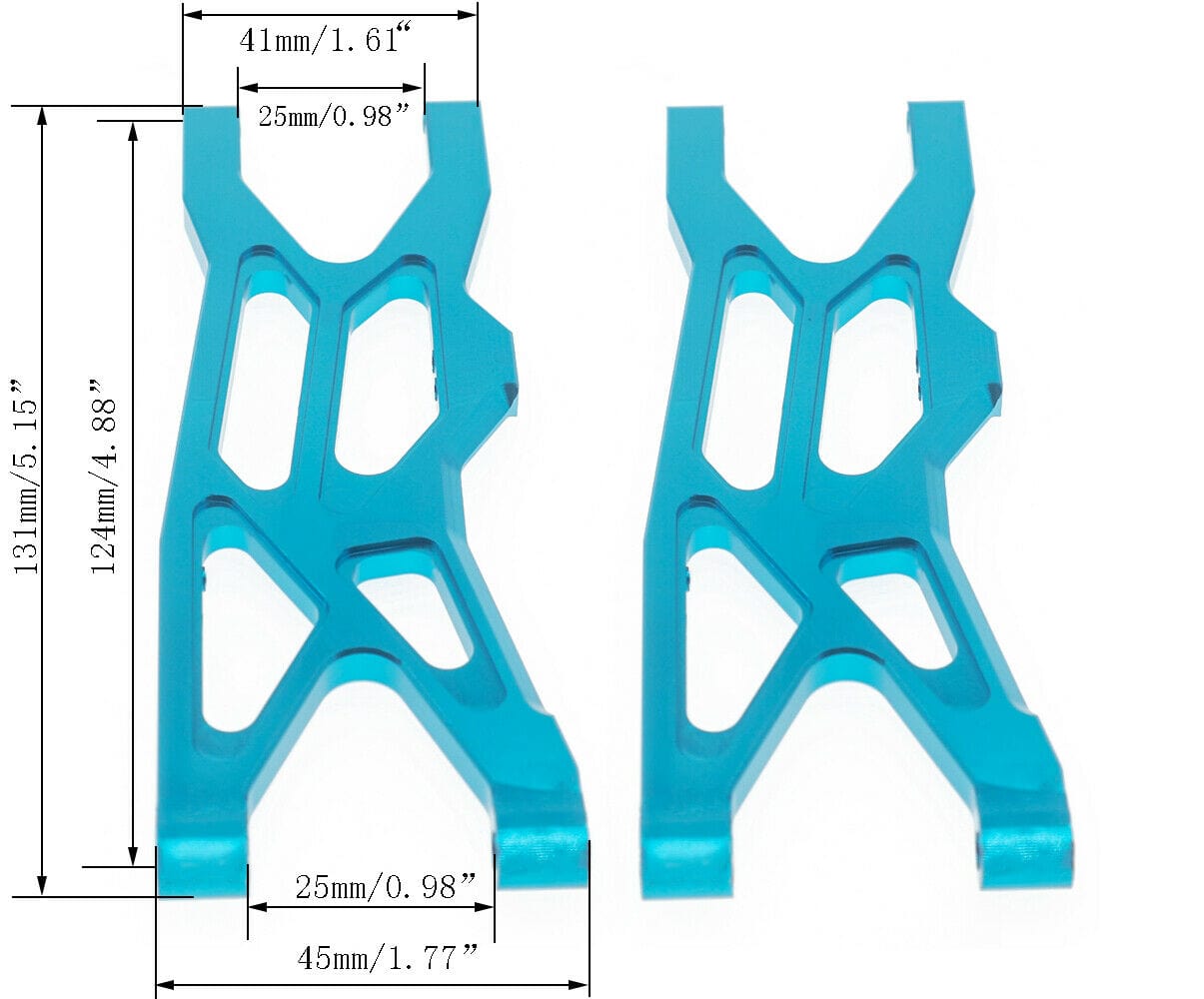 RCAWD ARRMA 4S RCAWD ARRMA 4s rear lower suspension arm a-arms ARA102690