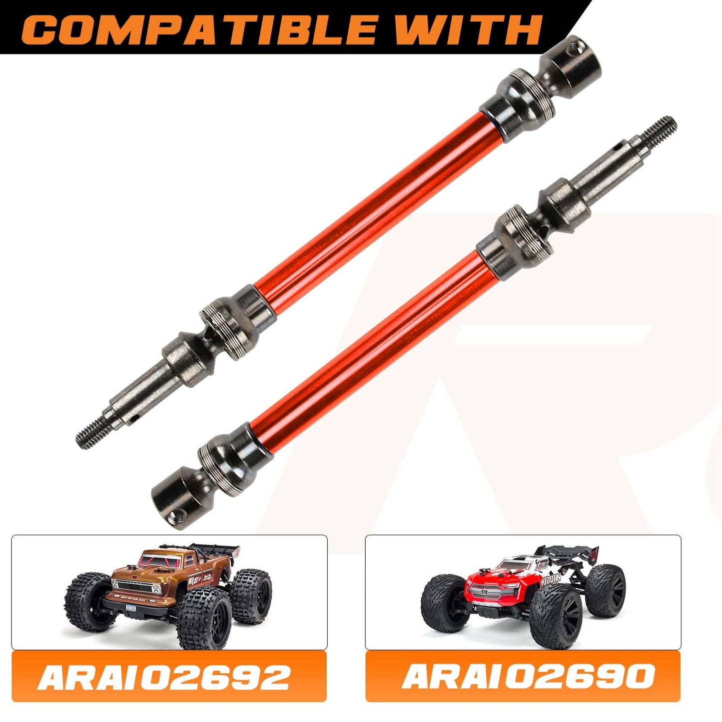 RCAWD ARRMA 4S RCAWD Arrma kraton outcast 4S V1 upgrade slider drive shaft AR310888
