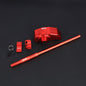 RCAWD ARRMA 4S Red RCAWD 1/8 MOJAVE 4S BLX Steel Center Differential Assembly with Center DriveShaft