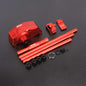 RCAWD ARRMA 4S Red RCAWD ARRMA 4S Center Differential Assembly With Gearbox Driveshaft Motor Gear