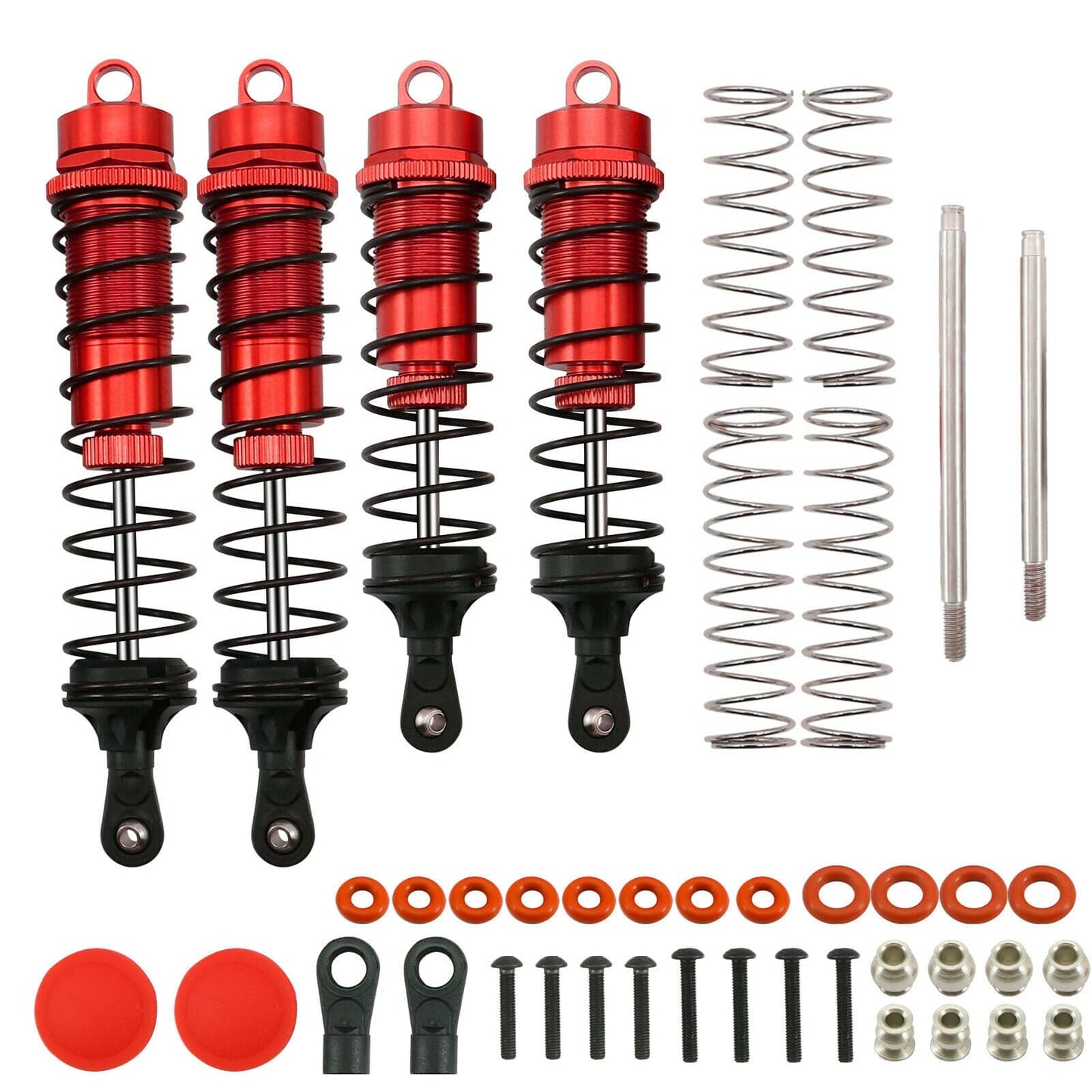 RCAWD ARRMA 4S Red RCAWD Arrma 4S upgrade Front Rear Shocks AR330552