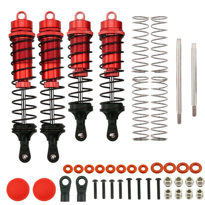 RCAWD ARRMA 4S Red RCAWD Arrma 4S upgrade Front Rear Shocks AR330552