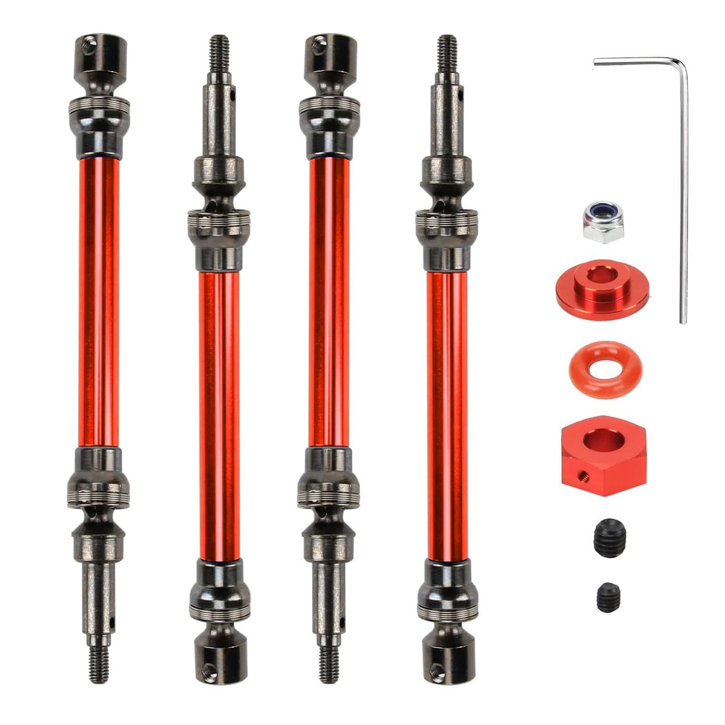 RCAWD ARRMA 4S Red RCAWD Arrma kraton outcast 4S V1 upgrade slider drive shaft AR310888