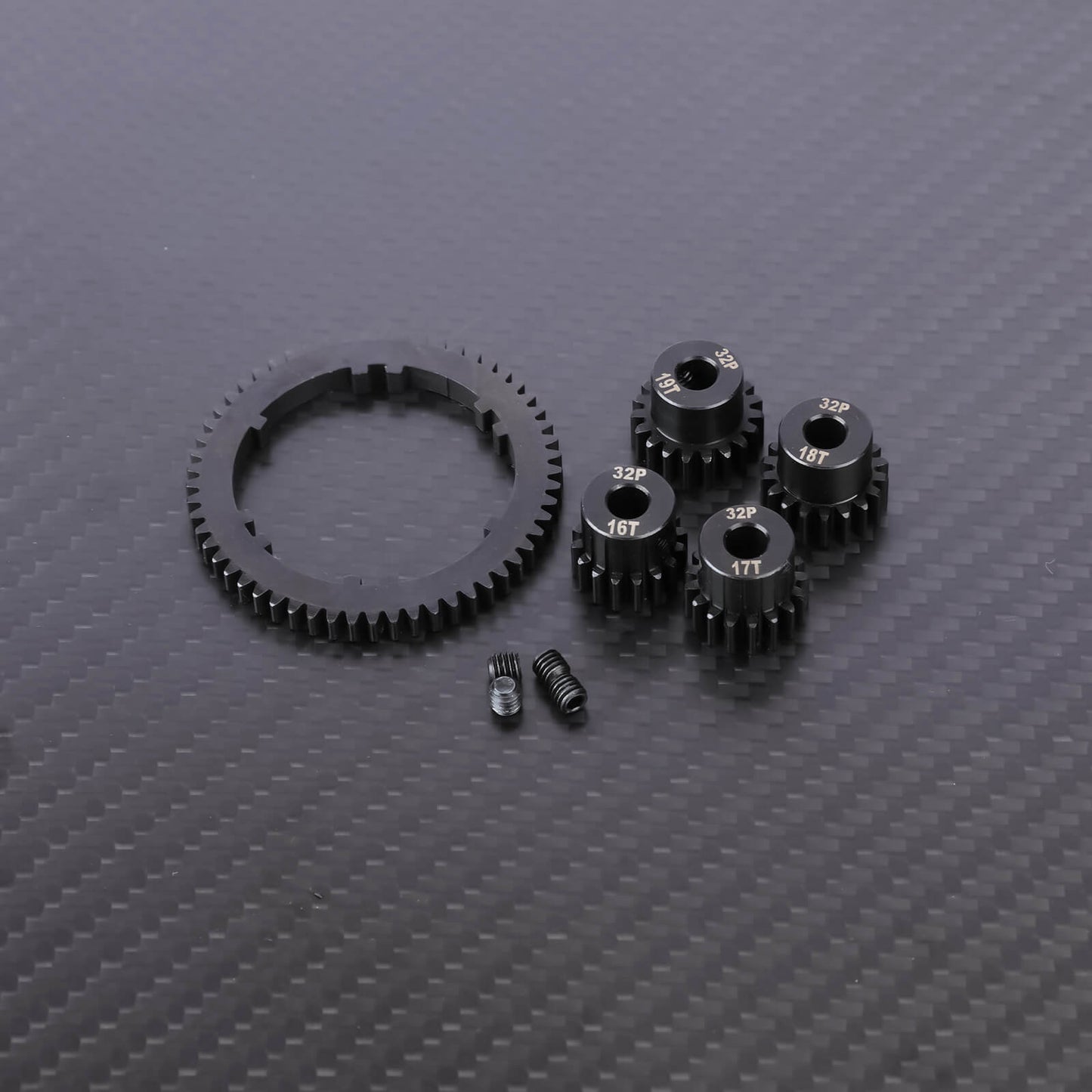 RCAWD ARRMA 4S With Motor Gears RCAWD 57T 0.8 MOD Metal Center Diff Spur Gear with 16T 17T 18T 19T Motor Gears