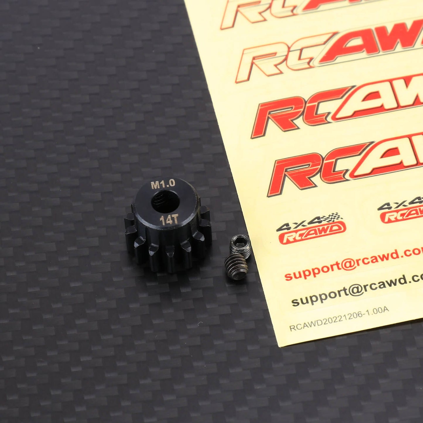 RCAWD ARRMA 6S 14T RCAWD 12T-19T Mod1.0 Safe-D5 Moto Pinion Gears for Arrma 6S Upgrade Parts