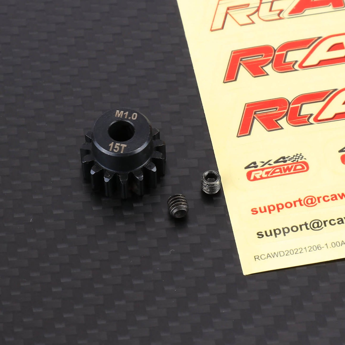 RCAWD ARRMA 6S 15T RCAWD 12T-19T Mod1.0 Safe-D5 Moto Pinion Gears for Arrma 6S Upgrade Parts