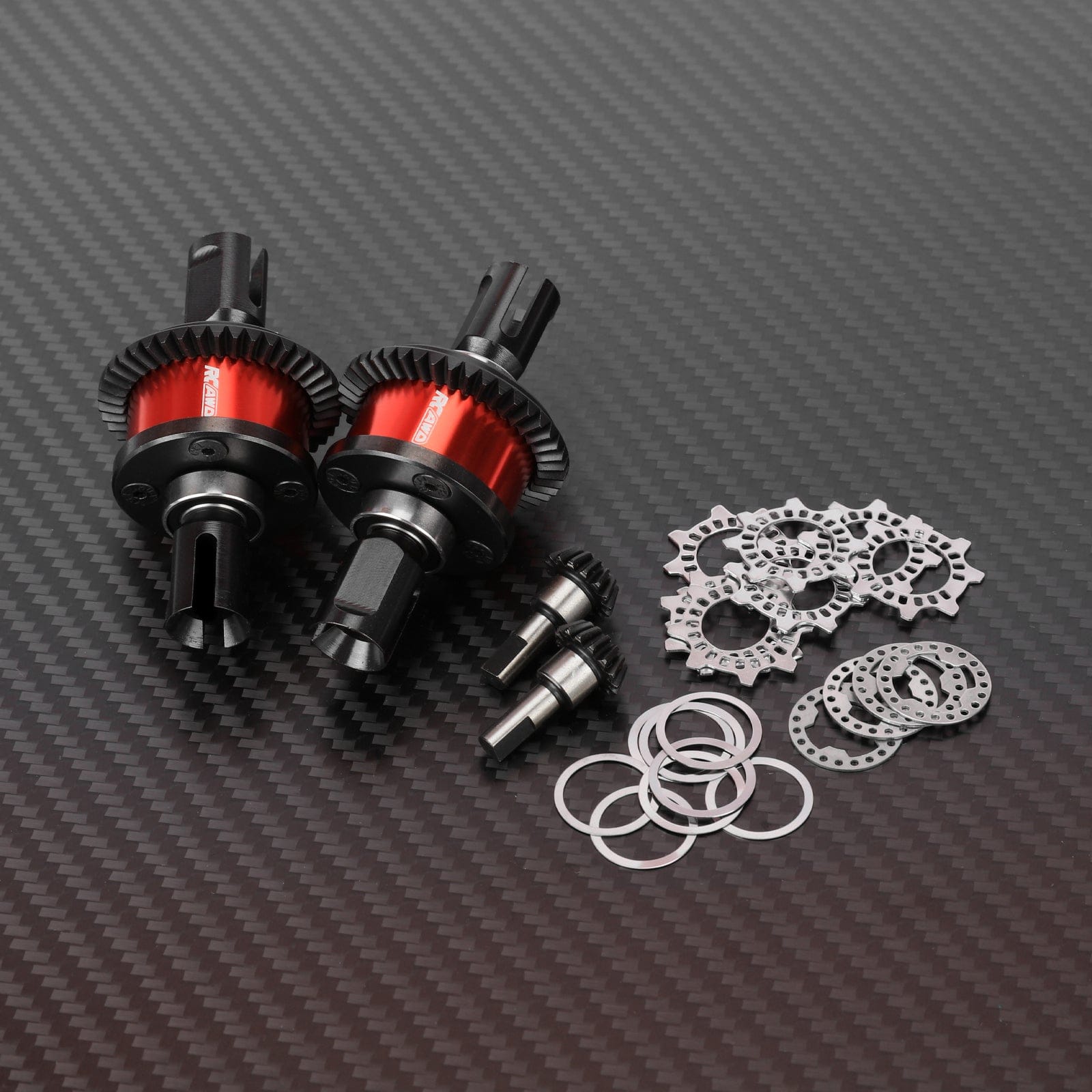 RCAWD ARRMA 6S 2 DIFF RCAWD ARRMA 6S 8S 42T Front Rear Differential Set with 15T Input Gear Limited Slip Kits