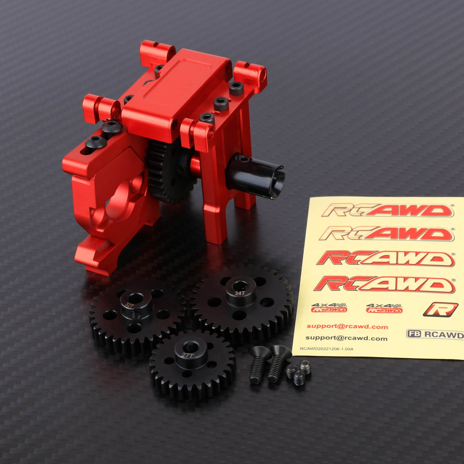 RCAWD ARRMA 6S 34T RCAWD Arrma 6S Upgrades 34T 35T Center Reduction Gear with Motor Mount Set