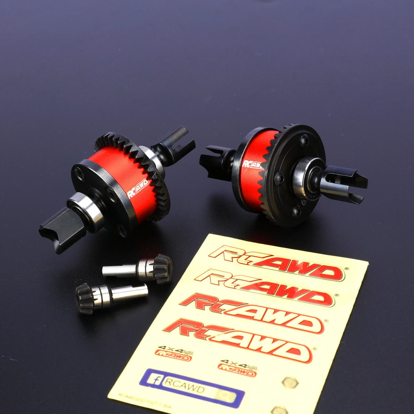 RCAWD ARRMA 6S 38T/9T RCAWD Arrma 6S RTR 38T 42T 45T Front Rear Diff Set with 9T 14T 15T Input Gear