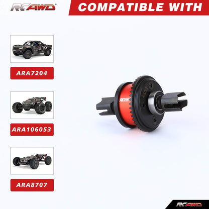 RCAWD ARRMA 6S 5mm 10K Diff Set RCAWD Arrma 6S Upgrades 40CrMo 43T Open Diff Set