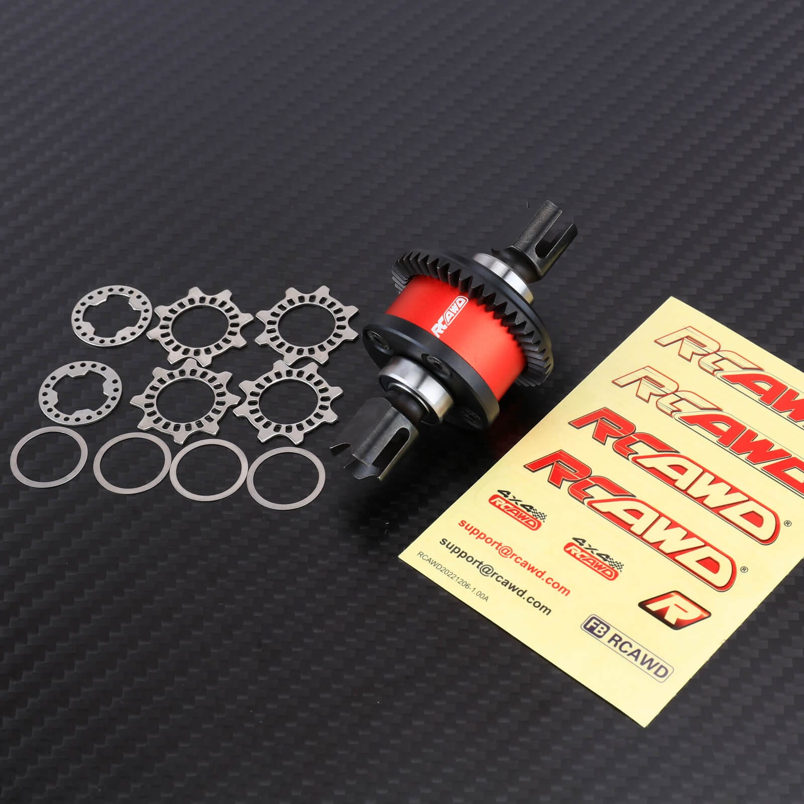 RCAWD ARRMA 6S 5mm 10K Diff Set RCAWD Arrma 6S Upgrades 40CrMo 43T Open Diff Set