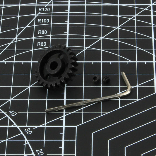 RCAWD Arrma 6S 8S 24T steel pinion gear 1.0 Mod SAFE - D5 ARA310971 - RCAWD