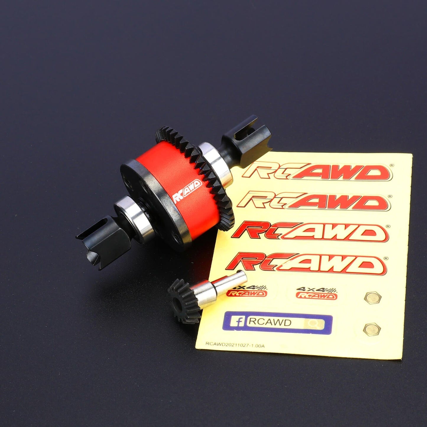 RCAWD ARRMA 6S A set RCAWD Arrma 6S Upgrades 42T Front Rear Diff Set with 15T Input Gear