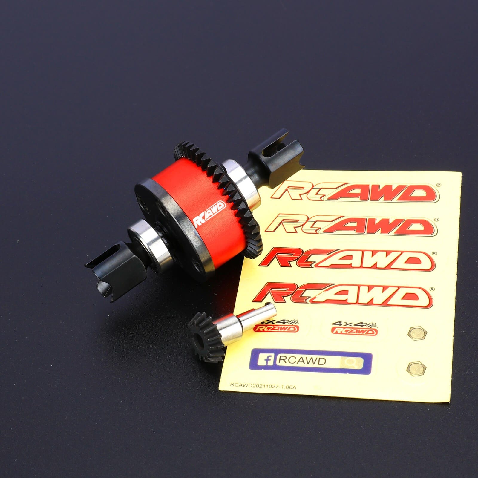 RCAWD 42T Front Rear Diff Set & 15T Main Input Gear Gp5 10k For Arrma 6s Fireteam Infraction Mojave Limitless Kraton