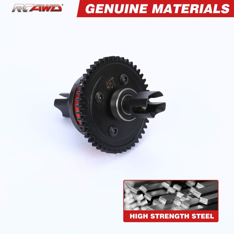 RCAWD Arrma 6S Upgrades 40CrMo steel 46T Center Diff Set - RCAWD