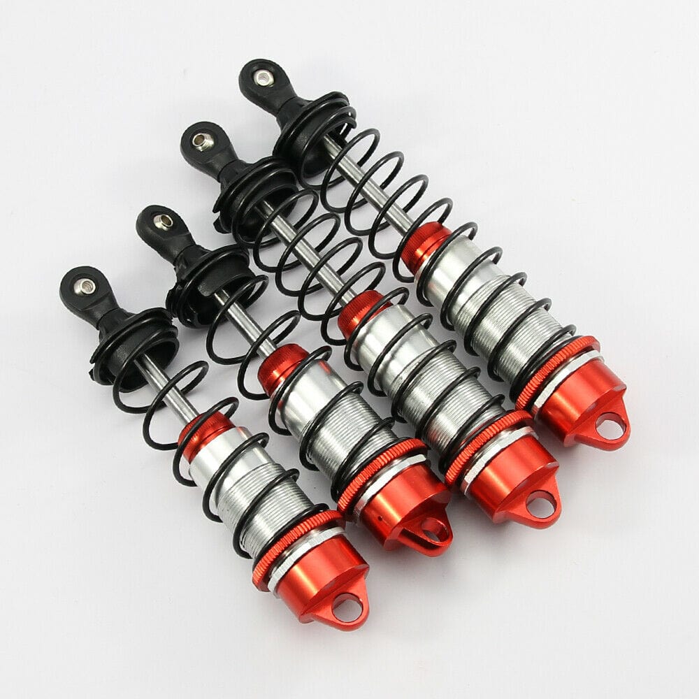 RCAWD Arrma 6s big bore shocks for Mojave 6s blx talion senton 4WD RTR 4pcs Red - RCAWD