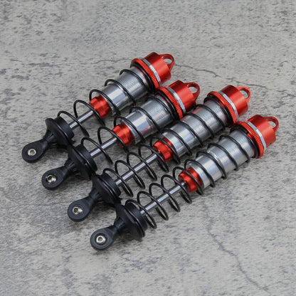 RCAWD Arrma 6s big bore shocks for Mojave 6s blx talion senton 4WD RTR 4pcs Red - RCAWD