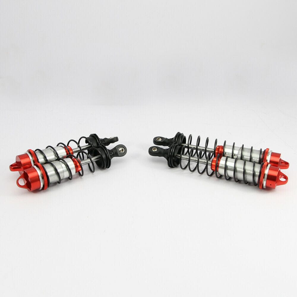 RCAWD Arrma 6s big bore shocks for Mojave 6s blx talion senton 4WD RTR 4pcs Red - RCAWD