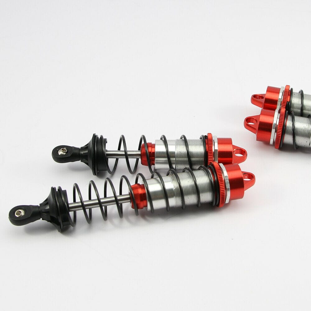 RCAWD Arrma 6s big bore shocks for Mojave 6s blx talion senton 4WD RTR 4pcs Red - RCAWD