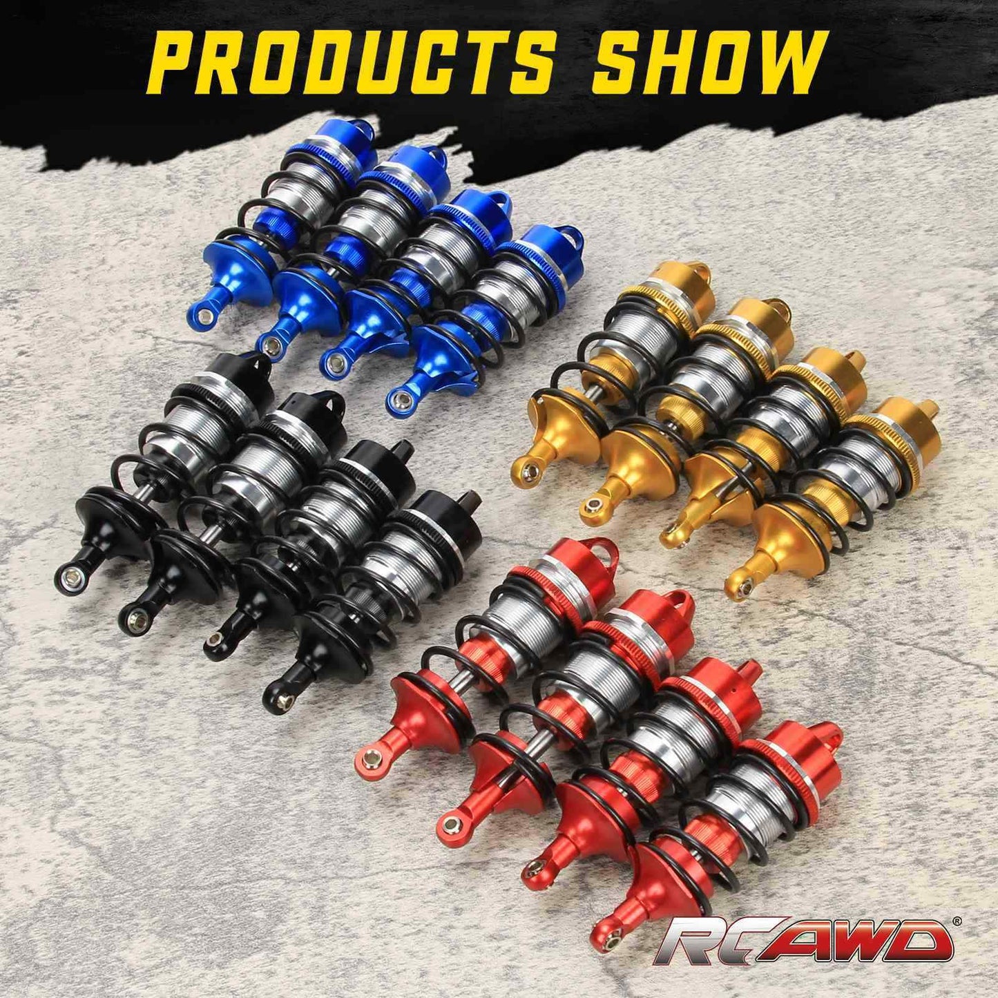 RCAWD Arrma 6S BLX Shocks ARA330627 for Felony Infraction Limitless - RCAWD