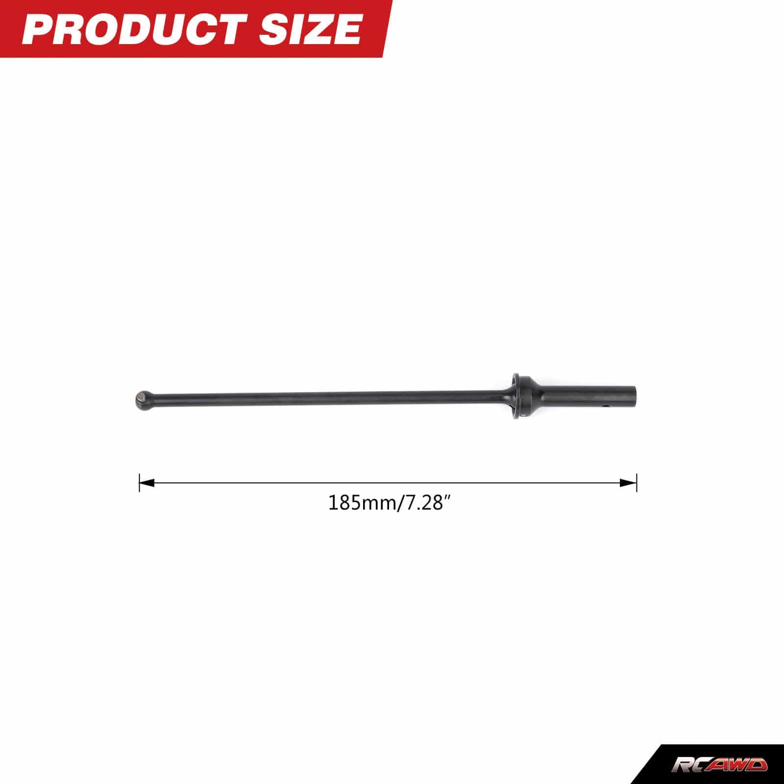 RCAWD ARRMA 6S RCAWD 185MM Alum Alloy CVD Drive Shaft Set For Arrma 1/8 Outcast Notorious Upgrade Parts