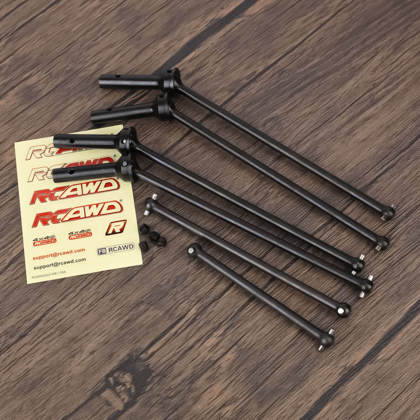 RCAWD ARRMA 6S RCAWD 185MM Alum Alloy CVD Drive Shaft Set For Arrma 1/8 Outcast Notorious Upgrade Parts