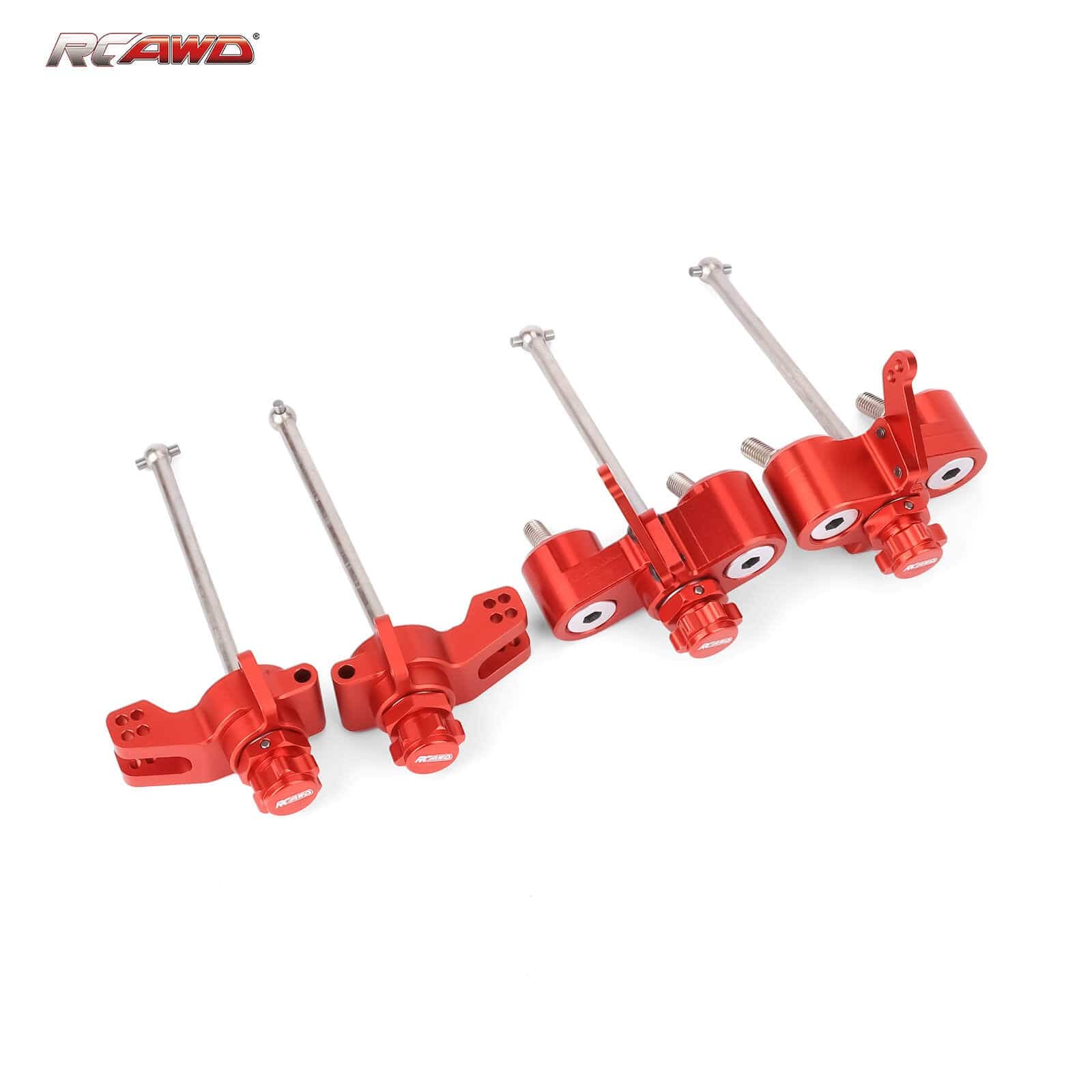 RCAWD ARRMA 6S RCAWD Alum Alloy Front Steering Knuckle Rear Hub Carrier Set For Arrma 1/7 1/8 6S Upgrade Parts