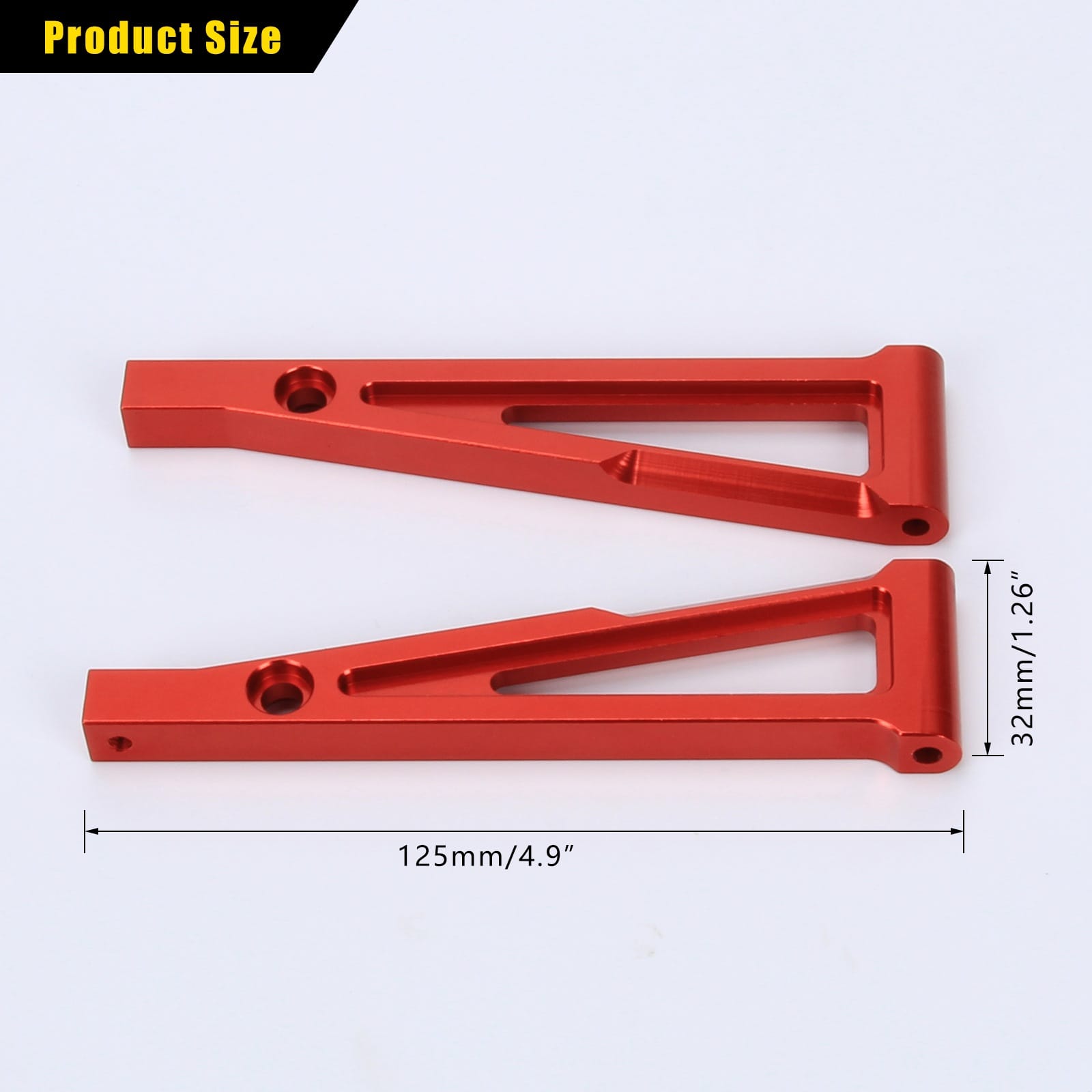 RCAWD ARRMA 6S RCAWD ARRMA 1/8 6S Front Upper Suspension Arms ARA330655