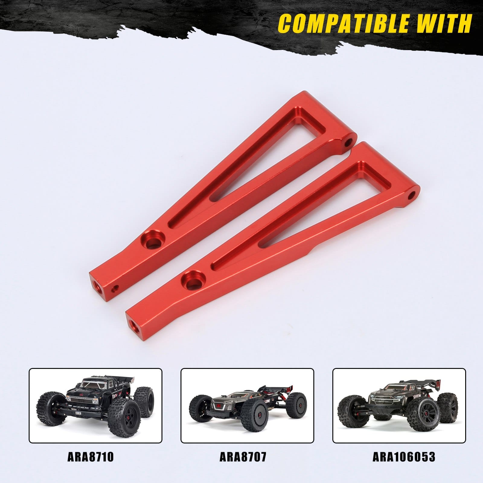 RCAWD ARRMA 6S RCAWD ARRMA 1/8 6S Front Upper Suspension Arms ARA330655