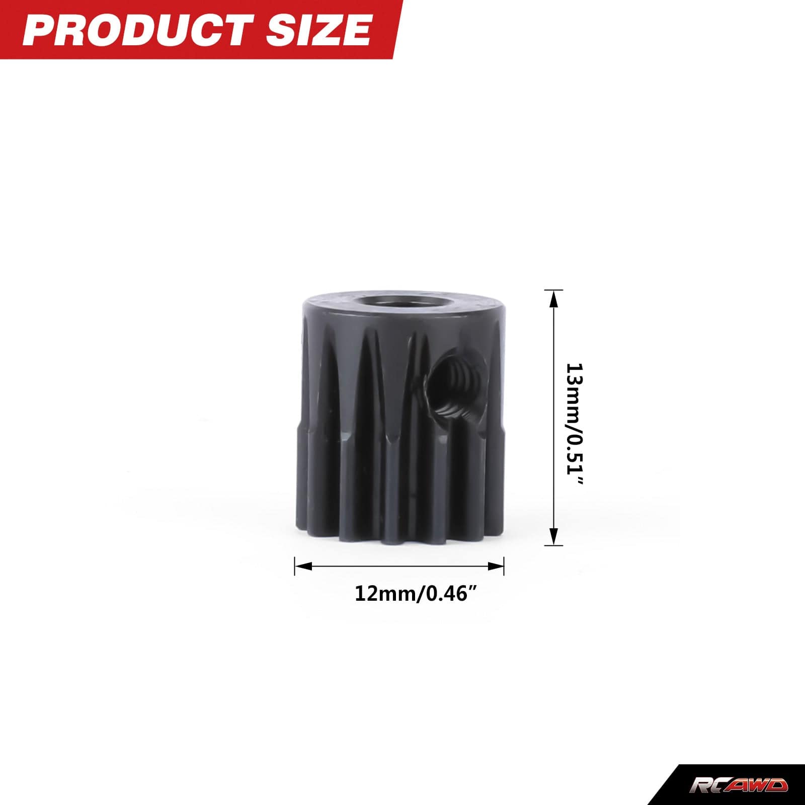 RCAWD ARRMA 6S RCAWD Arrma 3S 4S Steel 0.8MOD 32P Motor Gears