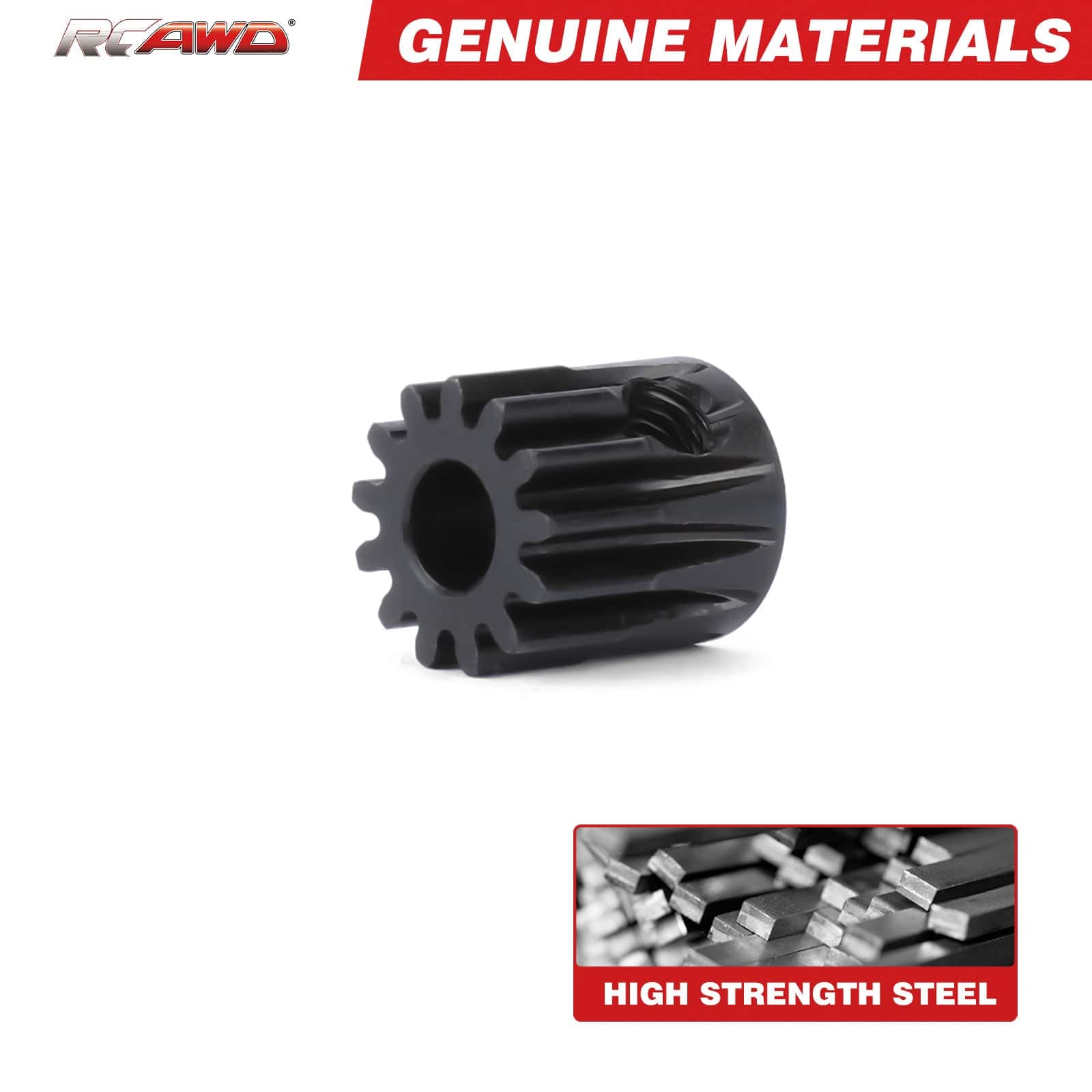 RCAWD ARRMA 6S RCAWD Arrma 3S 4S Steel 0.8MOD 32P Motor Gears