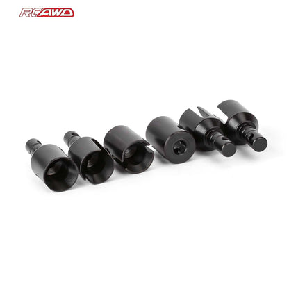 RCAWD ARRMA 6S RCAWD Arrma 6S EXB Steel Diff Outdrive Output Cups Set with Input Shaft Cup
