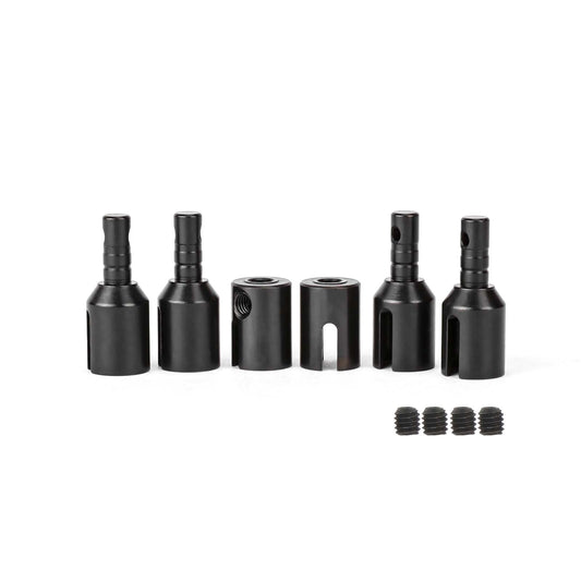 RCAWD ARRMA 6S RCAWD Arrma 6S EXB Steel Diff Outdrive Output Cups Set with Input Shaft Cup