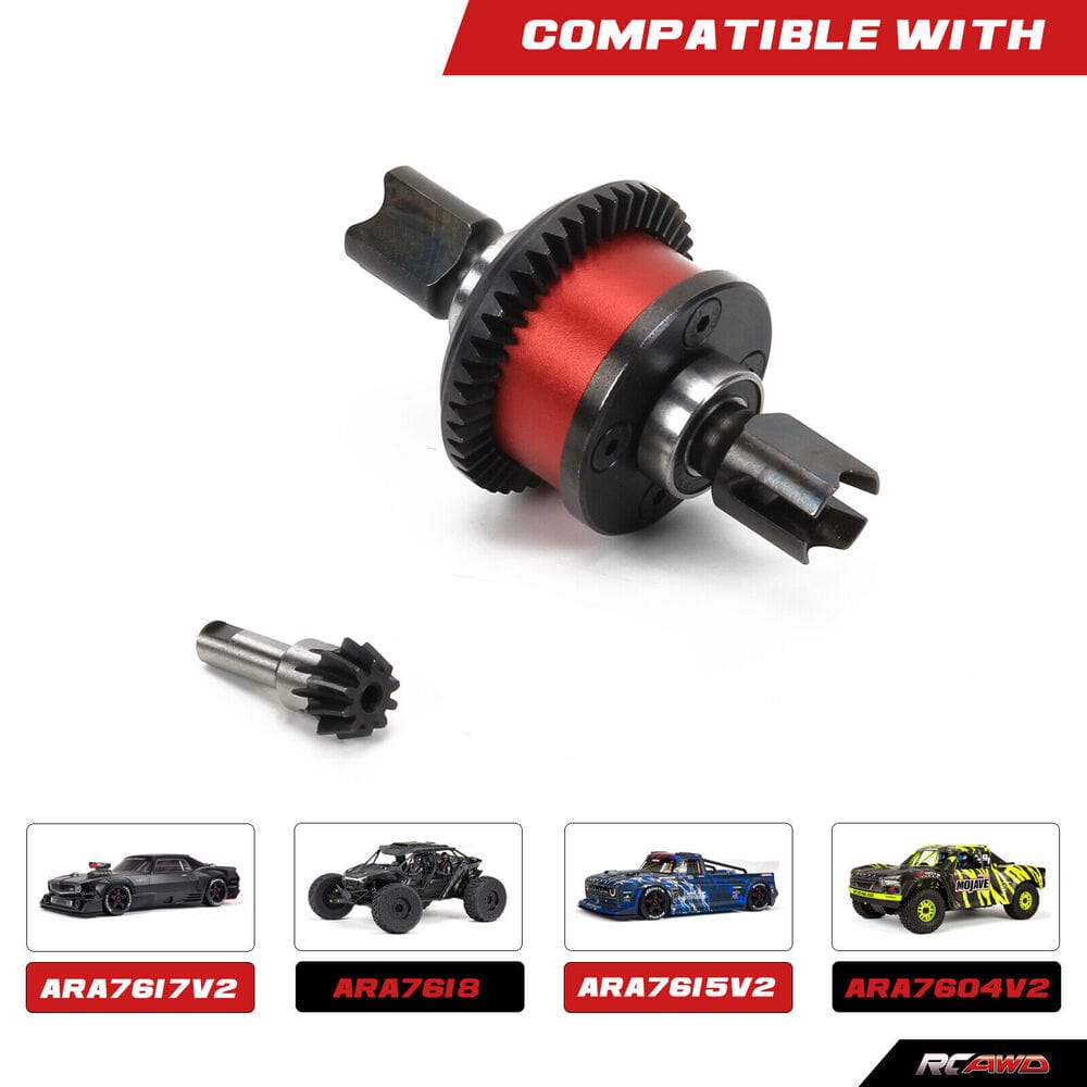 RCAWD ARRMA 6S RCAWD Arrma 6s EXB Upgrades Differential Set with Input gear D2-ARA310990R